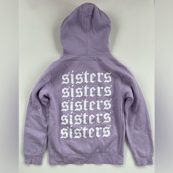 Sisters James Charles Lilac Lavender Purple Oversized Hoodie Size XS - Picture 2 of 8